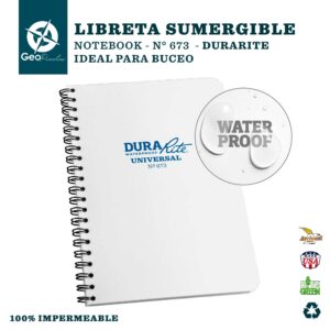 Libreta Sumergible de buceo - Rite in the Rain - DuraRite N° 673