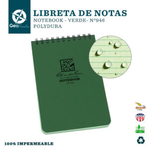 libreta impermeable