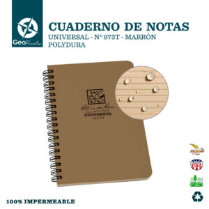 Cuaderno Impermeable Nº 973T