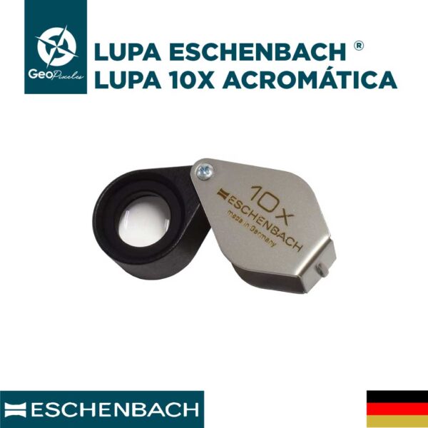 Lupa Acromática 10x Eschenbach ® lupa geológica - lupa acromática - lupa iwamoto