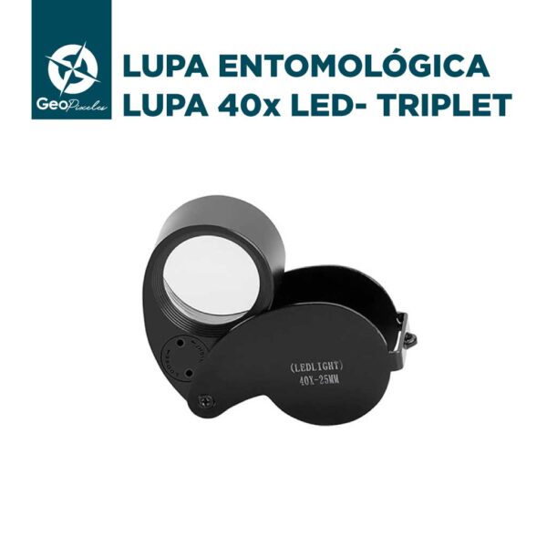 Lupa 40x LED - Triplet entomológica , entomología